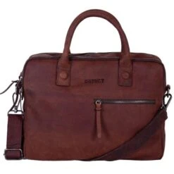 DSTRCT Wall Street Business Laptoptas 15.4'' Double Brown
