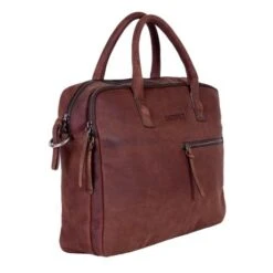 DSTRCT Wall Street Business Laptoptas 15.4'' Double Brown -Secrid || Piquadro || Mywalit Verkoopwinkel 076120 20 3