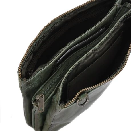 Bear Design Cow Lavato Uma Crossbody Schoudertas Olijf Groen 6 Bear Design Cow Lavato Uma Crossbody Schoudertas Olijf Groen - Afbeelding 4