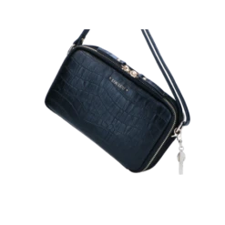 LouLou Essentiels Classy Croc Pouch Black -Secrid || Piquadro || Mywalit Verkoopwinkel 22pouch149lg.001 001 2