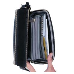 LouLou Essentiels Classy Croc Pouch Black -Secrid || Piquadro || Mywalit Verkoopwinkel 22pouch149lg.001 001 5