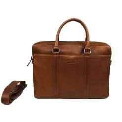 DSTRCT Premium Collection Laptopbag 15.6" Cognac -Secrid || Piquadro || Mywalit Verkoopwinkel 230130 cognac 2