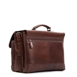 Plevier Quartz Aktetas 1-Vak 15.6" Bruin -Secrid || Piquadro || Mywalit Verkoopwinkel 353 2 quartz achter zij