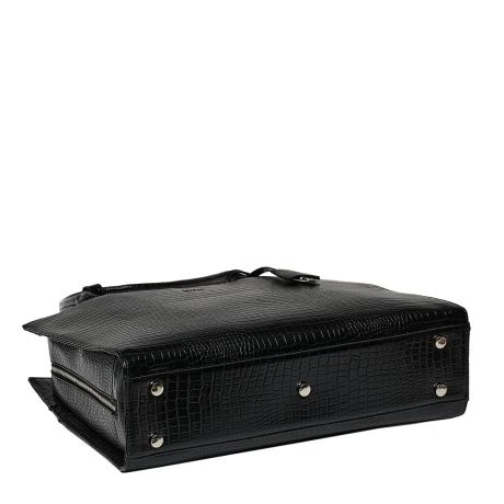 Socha Businessbag Croco 14-15.6" Crocodile Jet Black 9 Socha Businessbag Croco 14-15.6" Crocodile Jet Black - Afbeelding 7