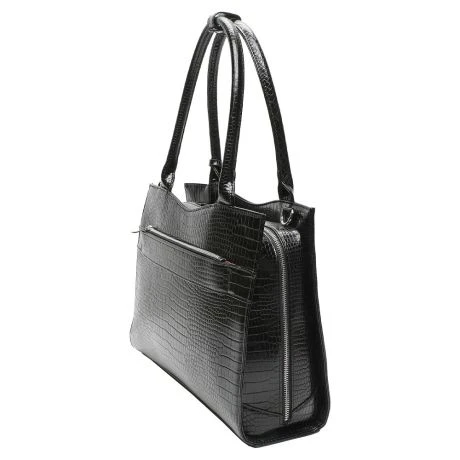 Socha Businessbag Croco 14-15.6" Crocodile Jet Black 11 Socha Businessbag Croco 14-15.6" Crocodile Jet Black - Afbeelding 9