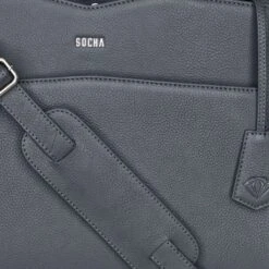 Socha Diamond Leather Shoulder Businessbag 12-14" Grey -Secrid || Piquadro || Mywalit Verkoopwinkel 4029276049038 06 1024x1024 1