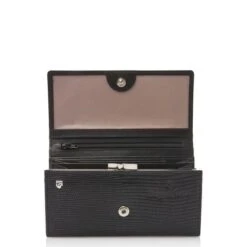 Castelijn & Beerens Donna Dames Portemonnee Overslag 6 Pasjes RFID Zwart -Secrid || Piquadro || Mywalit Verkoopwinkel 452402 zw d