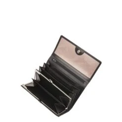 Castelijn & Beerens Donna Dames Portemonnee Overslag 6 Pasjes RFID Zwart -Secrid || Piquadro || Mywalit Verkoopwinkel 452402 zw e