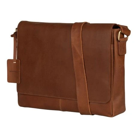 Burkely Vintage Juul Messenger Bag Cognac 4 Burkely Vintage Juul Messenger Bag Cognac - Afbeelding 2
