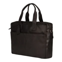 Burkely Vintage River Worker 15.6" Laptop Bag Black -Secrid || Piquadro || Mywalit Verkoopwinkel 9007970.22.10 2