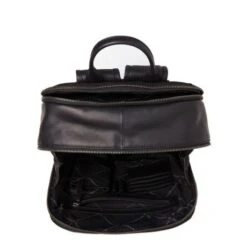 Chesterfield Leren Rugzak Bangkok Wax Pull Up Zwart -Secrid || Piquadro || Mywalit Verkoopwinkel bangkok zwart 3