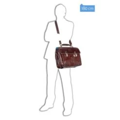 Piquadro Blue Square Computer Briefcase 15.6" Mahogany -Secrid || Piquadro || Mywalit Verkoopwinkel ca1068b2 mo dett10