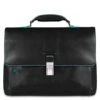 Piquadro Blue Square Expandable Computer Portfolio Briefcase 15" Black -Secrid || Piquadro || Mywalit Verkoopwinkel ca3111b2 n 1 1 1