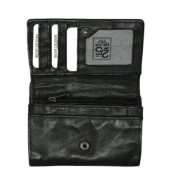 Bear Design Cow Lavato Diana Portemonnee Black -Secrid || Piquadro || Mywalit Verkoopwinkel cl15572 black 3