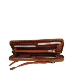 Bear Design Cow Lavato Dames Portemonnee CL15882 Cognac -Secrid || Piquadro || Mywalit Verkoopwinkel cl15882 cognac 2