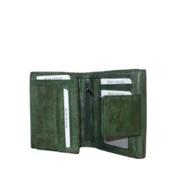 Bear Design Cow Lavato Jill Dames Portemonnee CL16211 Green -Secrid || Piquadro || Mywalit Verkoopwinkel green cl16211 3