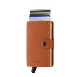 Secrid Mini Wallet Portemonnee Veg Caramello Sand -Secrid || Piquadro || Mywalit Verkoopwinkel hor open