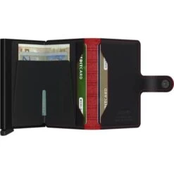 Secrid Mini Wallet Portemonnee Fuel Black-Red -Secrid || Piquadro || Mywalit Verkoopwinkel image 3 5 5
