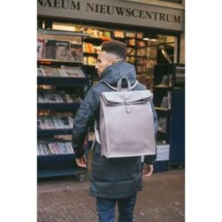Laauw AMS The Nine Streets Backpack Grey -Secrid || Piquadro || Mywalit Verkoopwinkel img 5205