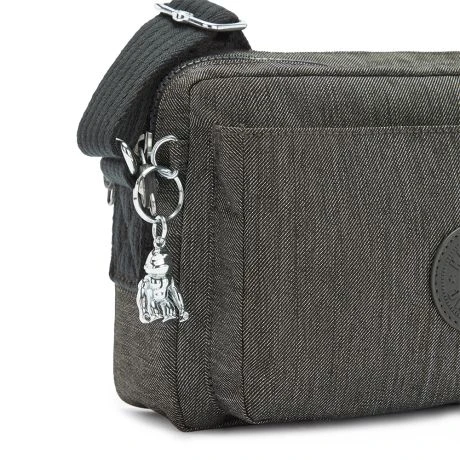 Kipling Abanu Medium Crossbody Black Peppery 8 Kipling Abanu Medium Crossbody Black Peppery - Afbeelding 6