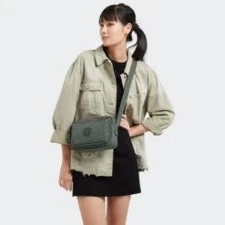 Kipling Abanu Medium Crossbody Sign Green -Secrid || Piquadro || Mywalit Verkoopwinkel kpki6831f6c 9