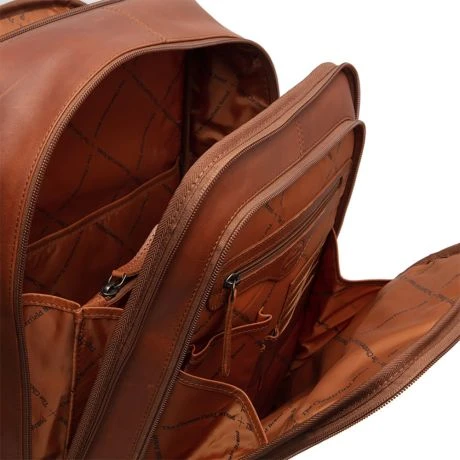 Chesterfield Detroit Leren Rugzak Cognac 7 Chesterfield Detroit Leren Rugzak Cognac - Afbeelding 5