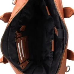 Plevier Lloyd Enkelvaks Laptoptas 17.3 Inch Cognac -Secrid || Piquadro || Mywalit Verkoopwinkel lloyd 2