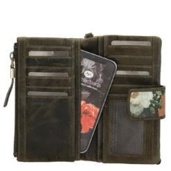 Micmacbags Masterpiece Portemonnee Olijfgroen -Secrid || Piquadro || Mywalit Verkoopwinkel micmac portemonnee olijfgroen 3