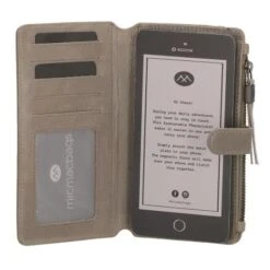 Micmacbags Porto Telefoontasje Groot Grijs -Secrid || Piquadro || Mywalit Verkoopwinkel micmacbags porto telefoontasje groot grijs 6