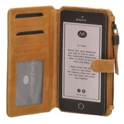 Micmacbags Porto Telefoontasje Groot Okergeel -Secrid || Piquadro || Mywalit Verkoopwinkel micmacbags porto telefoontasje groot okergeel 6