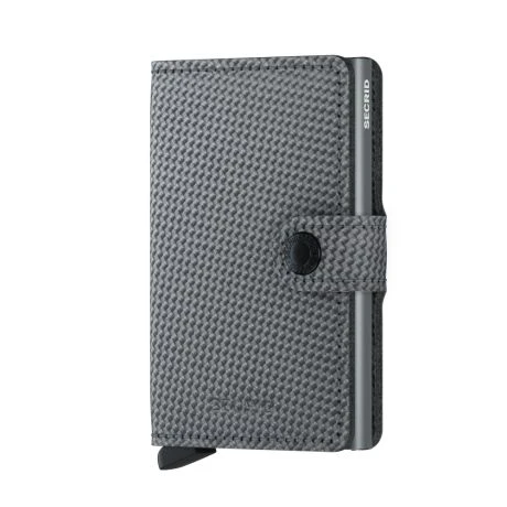 Secrid Mini Wallet Portemonnee Carbon Cool Grey 3 Secrid Mini Wallet Portemonnee Carbon Cool Grey