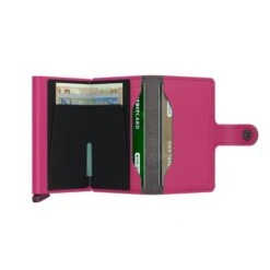 Secrid Mini Wallet Portemonnee Yard Powder Fuchsia -Secrid || Piquadro || Mywalit Verkoopwinkel miniwallet yard powder fuchsia 3