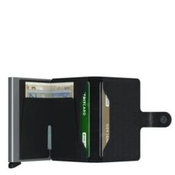 Secrid Mini Wallet Portemonnee Optical Black / Titanium -Secrid || Piquadro || Mywalit Verkoopwinkel mop black 5