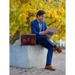 Mutsaers The Walker Aktetas Kastanje -Secrid || Piquadro || Mywalit Verkoopwinkel mutsaers the walker donker bruin 1 1 2