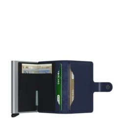 Secrid Mini Wallet Portemonnee Original Navy -Secrid || Piquadro || Mywalit Verkoopwinkel originalnavy open 2