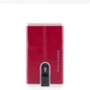 Piquadro Blue Square Creditcard Case With Sliding System Red -Secrid || Piquadro || Mywalit Verkoopwinkel pp4825b2r r 1