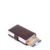 Piquadro Blue Square Double Credit Card Case With Sliding System Dark Brown -Secrid || Piquadro || Mywalit Verkoopwinkel pp5472b2sr tm 1