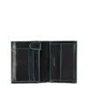 Piquadro Blue Square Vertical Wallet 10 Cards With Coin Case Black -Secrid || Piquadro || Mywalit Verkoopwinkel pu1740b2.1 1
