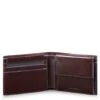 Piquadro Blue Square Men's Wallet With Coin Case Mahogany -Secrid || Piquadro || Mywalit Verkoopwinkel pu4188b2r mo 1