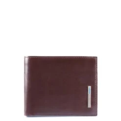 Piquadro Blue Square Men's Wallet With Flip Up/Coin Pocket Mahogany -Secrid || Piquadro || Mywalit Verkoopwinkel pu4518b2r mo dett2