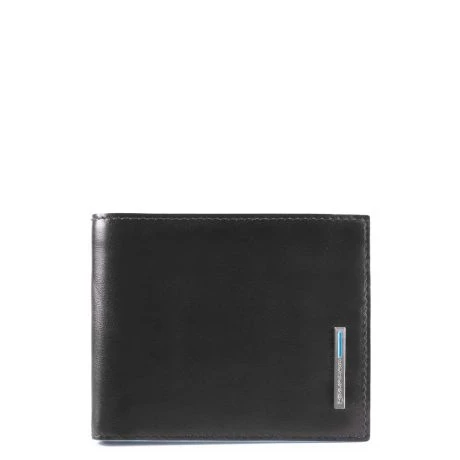 Piquadro Blue Square Men's Wallet With Flip Up/Coin Pocket Black 5 Piquadro Blue Square Men's Wallet With Flip Up/Coin Pocket Black - Afbeelding 3