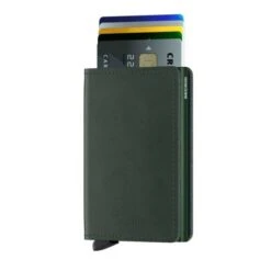 Secrid Slim Wallet Portemonnee Original Green -Secrid || Piquadro || Mywalit Verkoopwinkel s original green 1 front cards