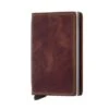 Secrid Slim Wallet Portemonnee Vintage Brown -Secrid || Piquadro || Mywalit Verkoopwinkel s vintage brown