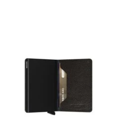Secrid Slim Wallet Portemonnee Veg Black / Black 11 Secrid Slim Wallet Portemonnee Veg Black / Black -Secrid || Piquadro || Mywalit Verkoopwinkel secrid s veg black semi open 3