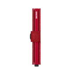 Secrid Mini Wallet Portemonnee Crisple Lipstick -Secrid || Piquadro || Mywalit Verkoopwinkel secrid miniwallet crisple lipstick side