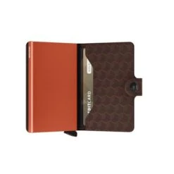 Secrid Mini Wallet Portemonnee Optical Brown-Orange 10 Secrid Mini Wallet Portemonnee Optical Brown-Orange -Secrid || Piquadro || Mywalit Verkoopwinkel secrid miniwallet optical brown orange semi open