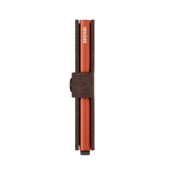 Secrid Mini Wallet Portemonnee Optical Brown-Orange 11 Secrid Mini Wallet Portemonnee Optical Brown-Orange -Secrid || Piquadro || Mywalit Verkoopwinkel secrid miniwallet optical brown orange side