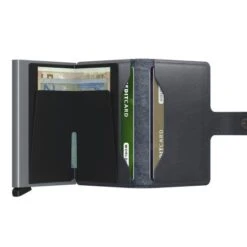 Secrid Slim Wallet Portemonnee Original Grey -Secrid || Piquadro || Mywalit Verkoopwinkel secrid miniwallet original grey open 1