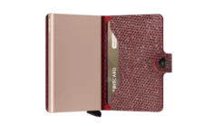 Secrid Mini Wallet Portemonnee Sparkle Red -Secrid || Piquadro || Mywalit Verkoopwinkel secrid miniwallet sparkle red semi open