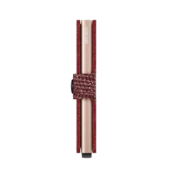 Secrid Mini Wallet Portemonnee Sparkle Red -Secrid || Piquadro || Mywalit Verkoopwinkel secrid miniwallet sparkle red side